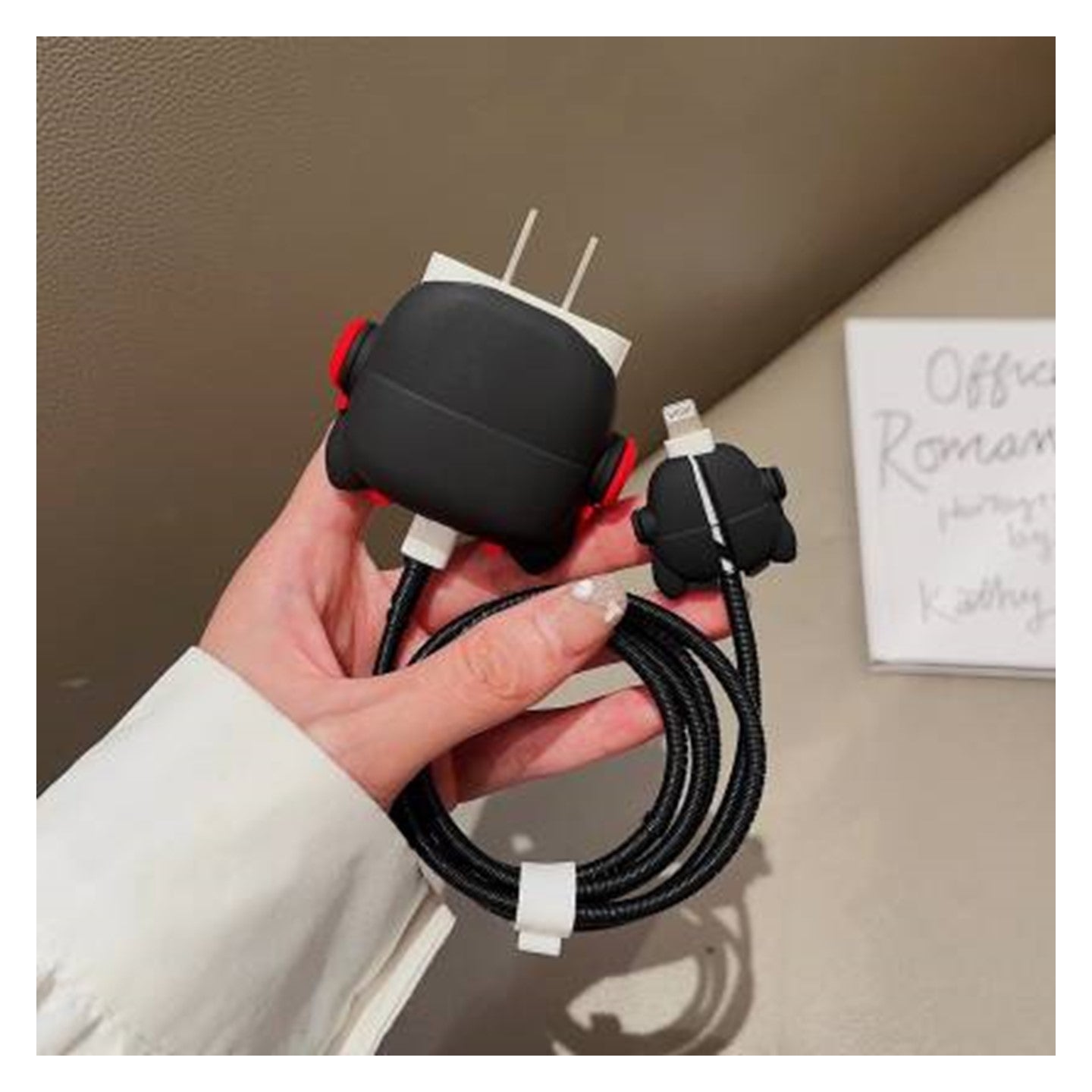 Red Bull Dog 18W/20W iPhone Charger Cover – Playful Protection with Cute Design