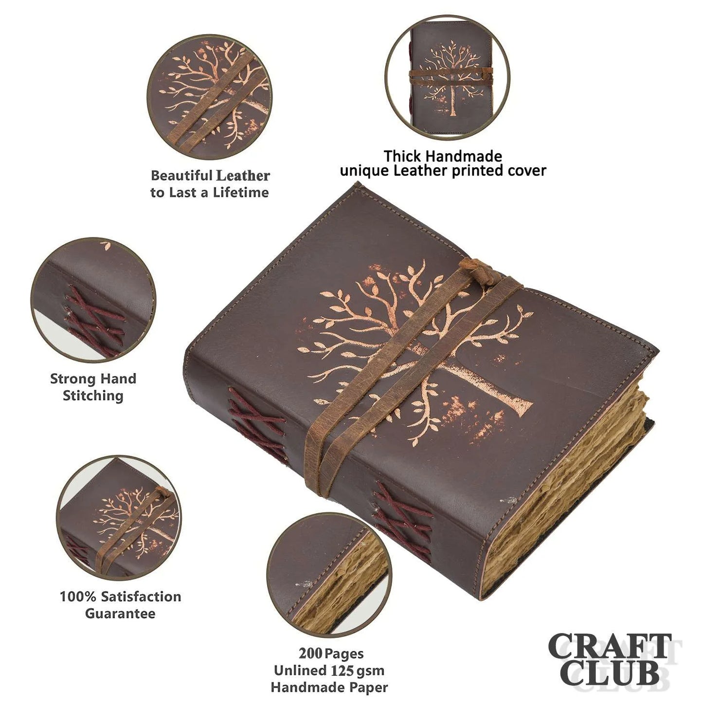 Tree Of Life Leather Journal
