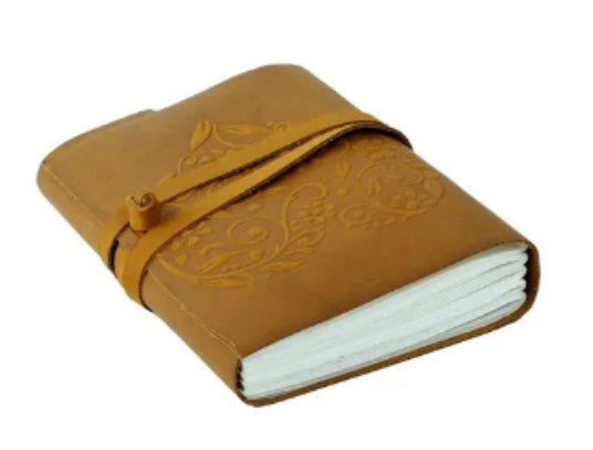 Flowering Heart Leather Journal
