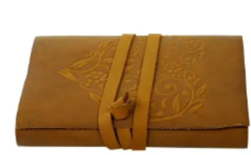 Flowering Heart Leather Journal