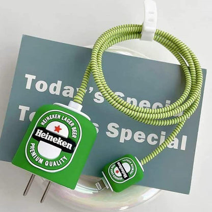 Heineken 18W/20W iPhone Charger Cover – Playful Protection with Cute Design