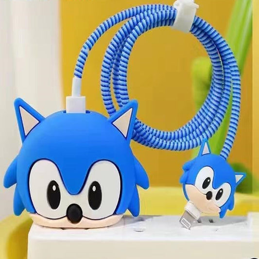 Sonic 18W/20W iPhone Charger Cover – Playful Protection with Cute Design