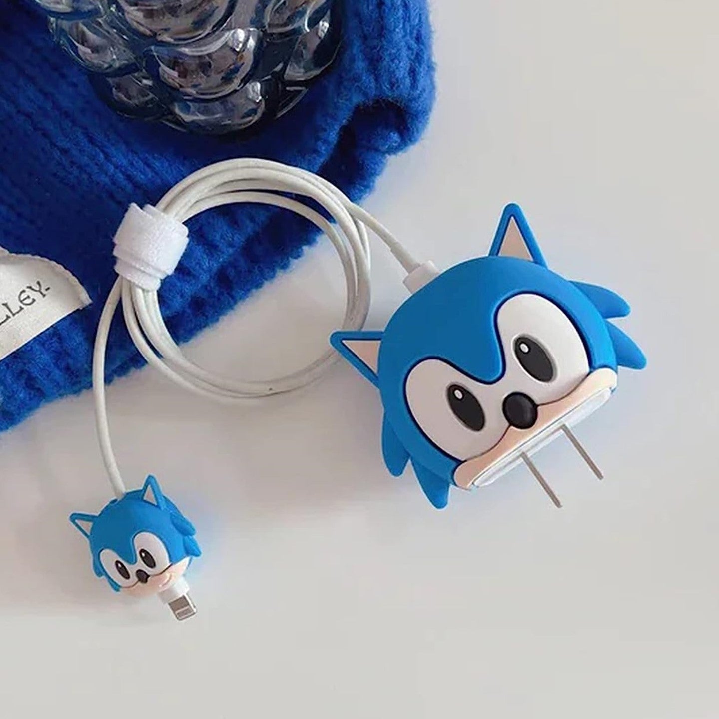 Sonic 18W/20W iPhone Charger Cover – Playful Protection with Cute Design