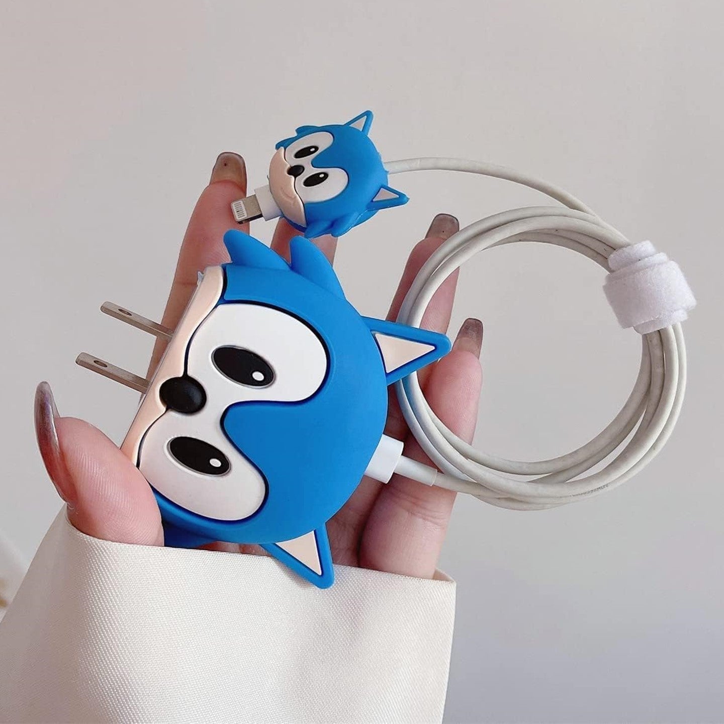 Sonic 18W/20W iPhone Charger Cover – Playful Protection with Cute Design