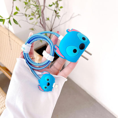 Stitch iPhone 18W/20W Charger Cover – Playful Protection with Cute Design