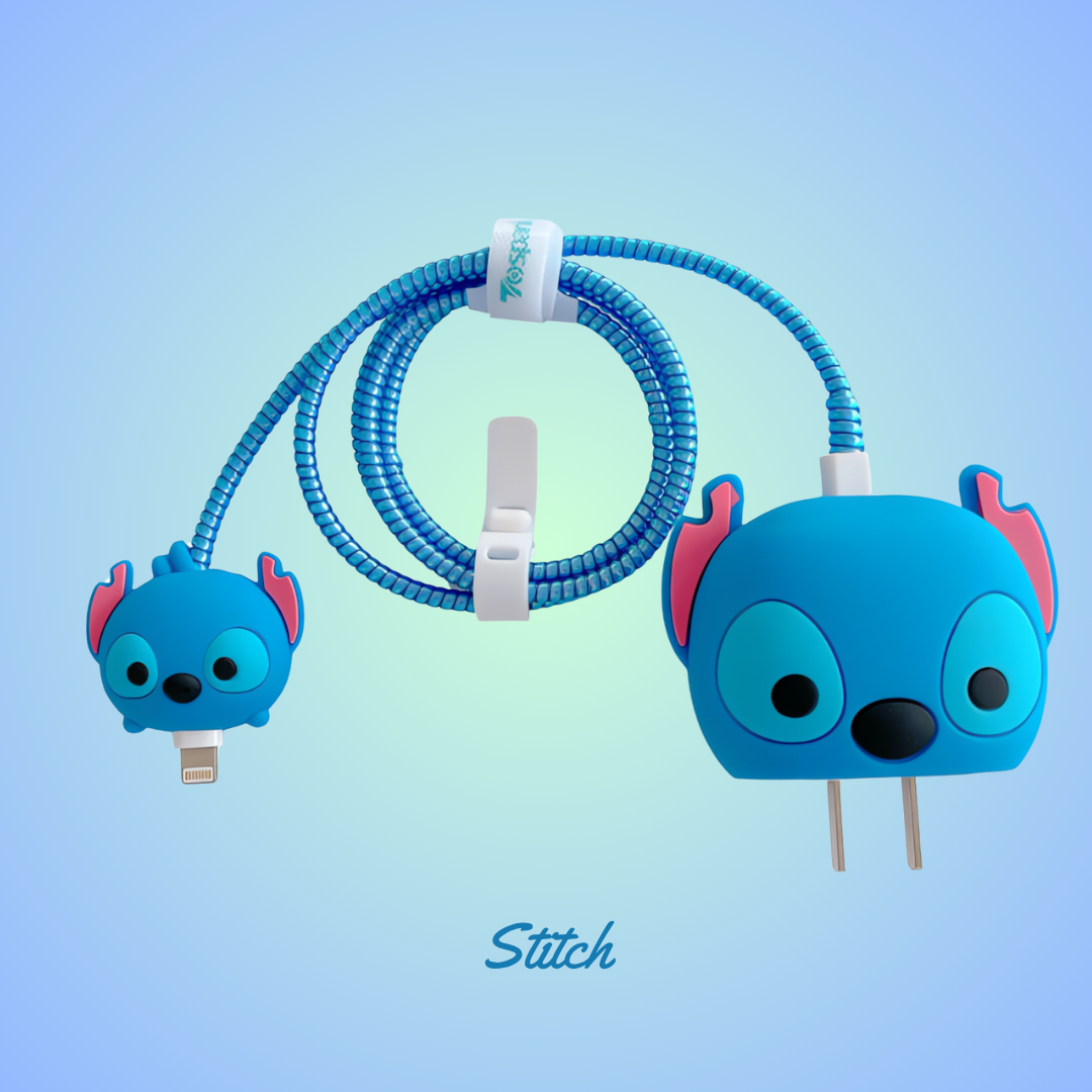 Stitch iPhone 18W/20W Charger Cover – Playful Protection with Cute Design