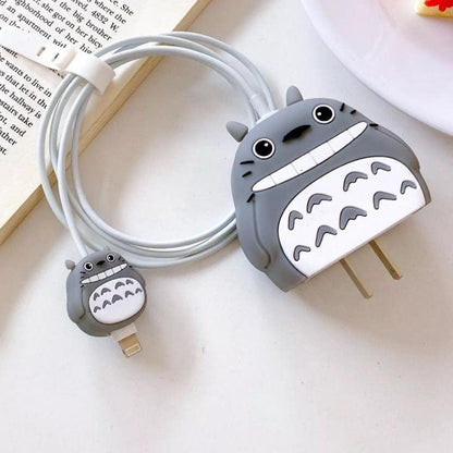 Totoro iPhone 18W/20W Charger Cover – Playful Protection with Cute Design
