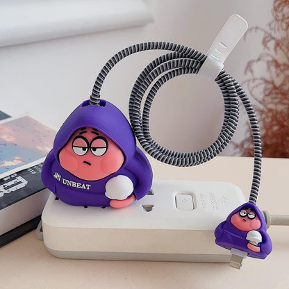 Unbeat iPhone 18W/20W Charger Cover – Playful Protection with Cute Design