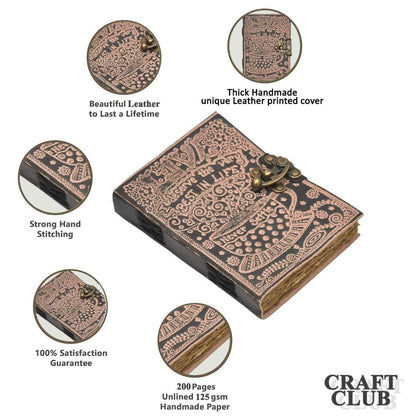 Never Settle Leather Journal