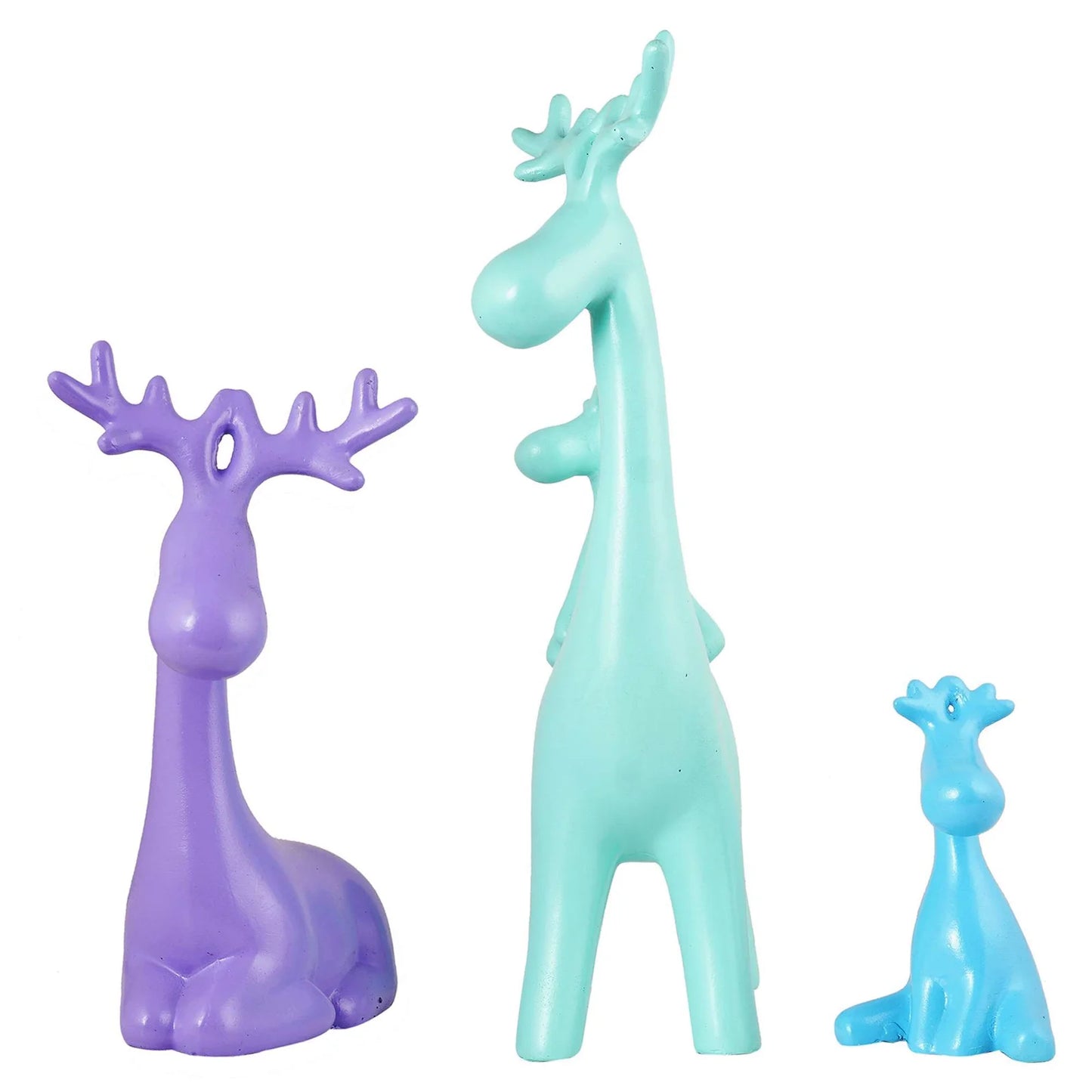 Deer Family Showpiece for Home Decor Showpiece (Set of 3)
