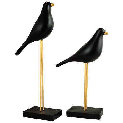 Sparrow Bird Home Decor showpiece on Iron Stand
