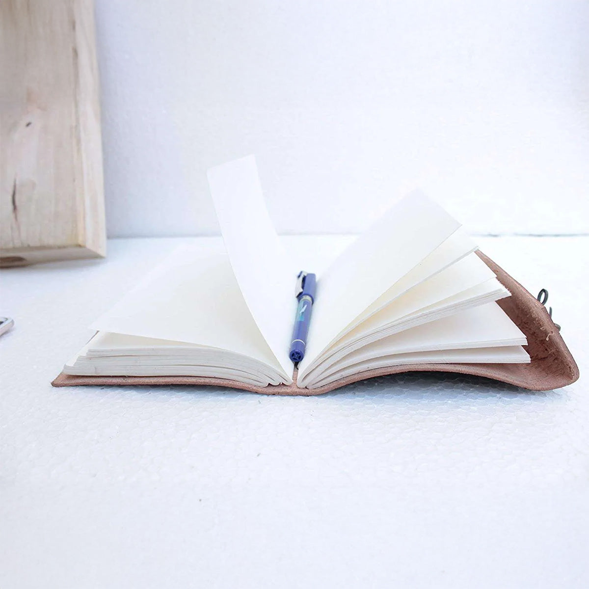 Dreamcatcher Owl Leather Journal