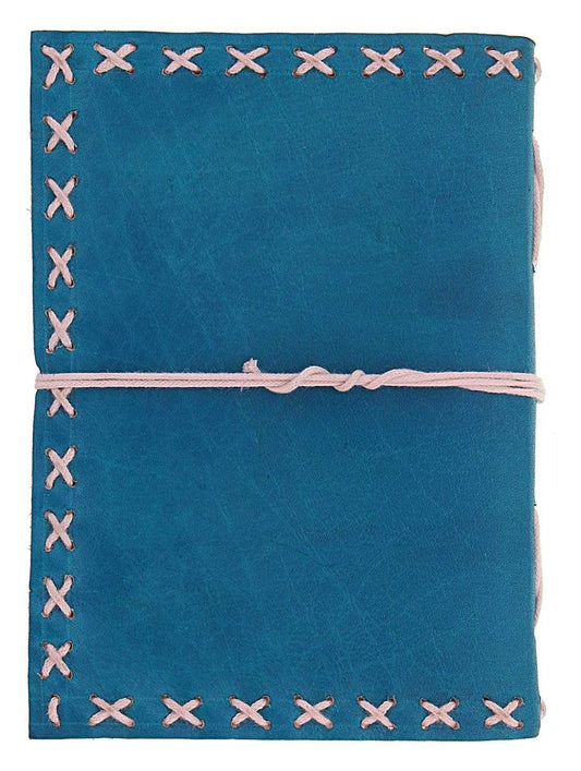 Teal-Blue Leather Journal