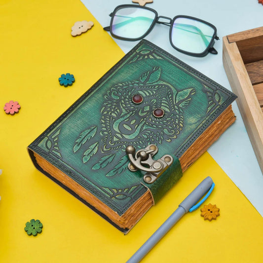 Green Leather Journal