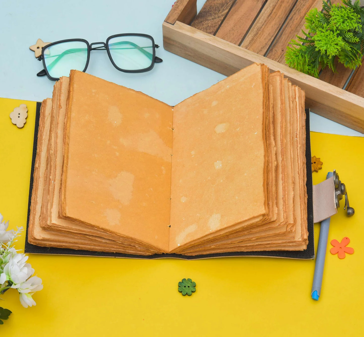 Green Leather Journal