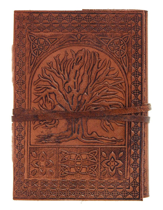 Tree Of Life - Brown Leather Journal