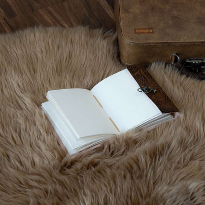 Wisdom Of Owls - Brown Leather Journal
