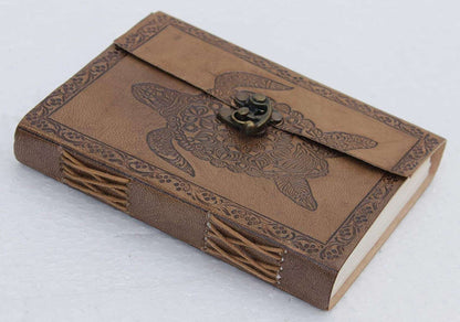 Tortoise Leather Journal