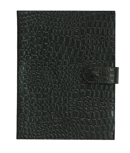 Crocodile Style Leather Journal