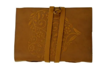 Flowering Heart Leather Journal