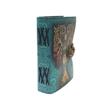 Goddess Tree of Life Leather Diary