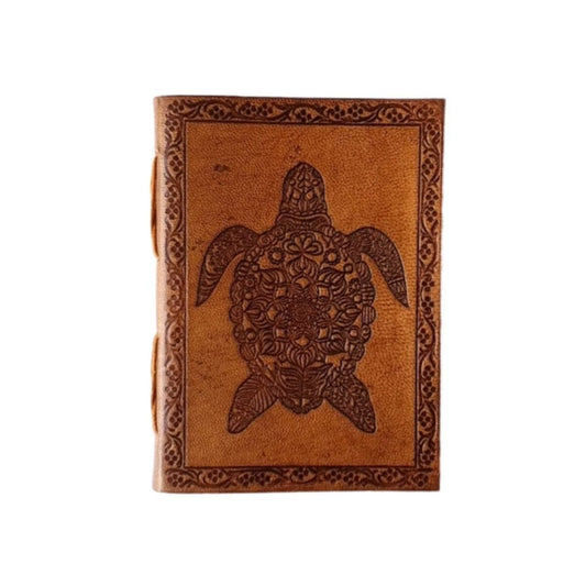 Beautiful Tortoise Leather Journal