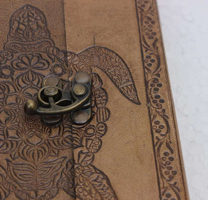 Tortoise Leather Journal