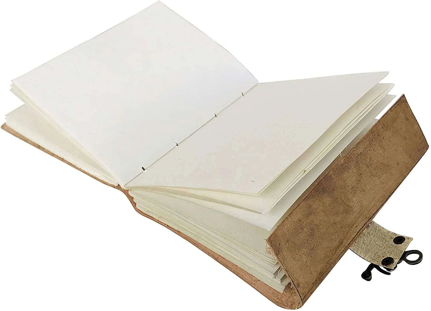 Celestial Moon & Star Leather Journal