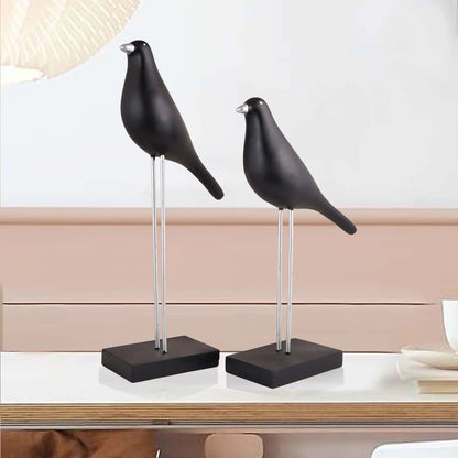 Sparrow Bird Home Decor showpiece on Iron Stand
