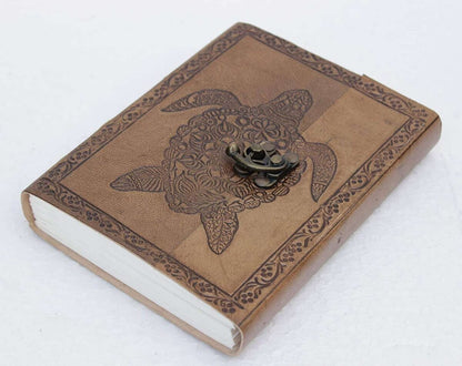 Tortoise Leather Journal