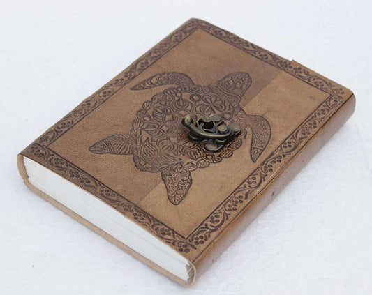 Tortoise Leather Journal
