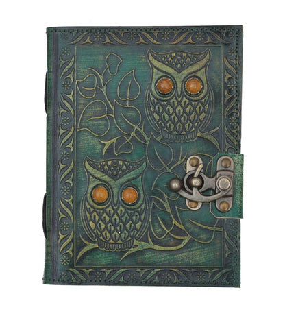 Wisdom Of Owls Leather Journal